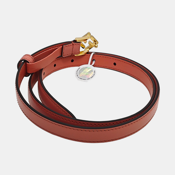 Leather Belt Red