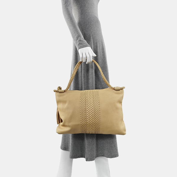 Calfskin Tote Bag Brown