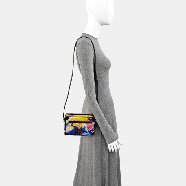 SOFT TRUNK Mini Monogram Coated Canvas Multicolor