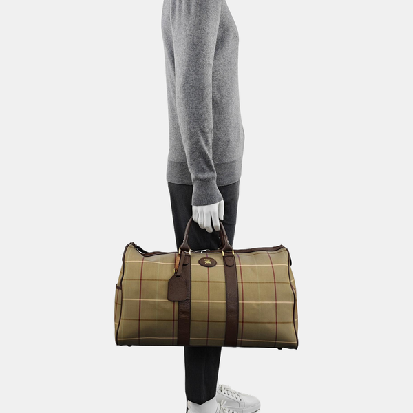 Canvas Top Handle Bag Green