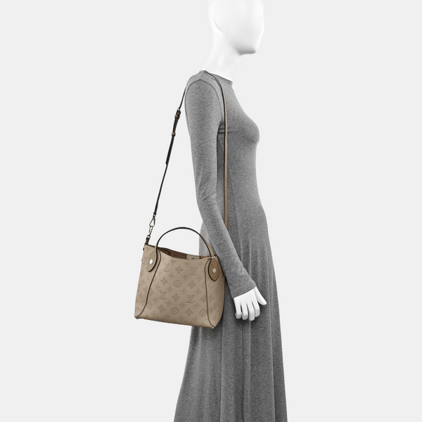 HINA PM Monogram Calfskin Gray