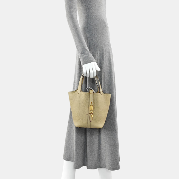 Picotin Lock 18 Clemence Beige