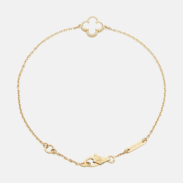 Sweet Alhambra 18k Gold Bracelet