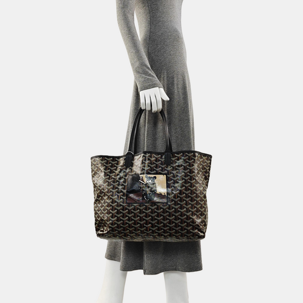 Saint Louis PM Coated Canvas Black