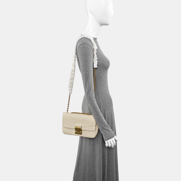 MARCEAU Monogram Calfskin White