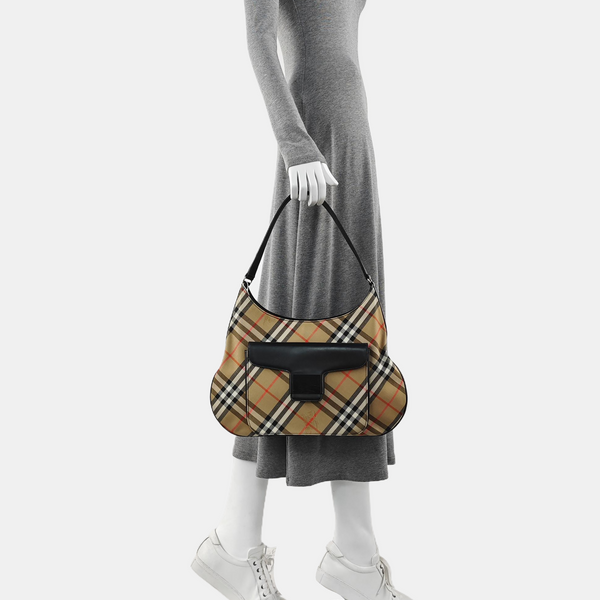 Canvas Top Handle Bag Beige