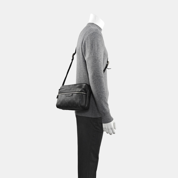 OUTDOOR PM Monogram Coated Canvas Black
