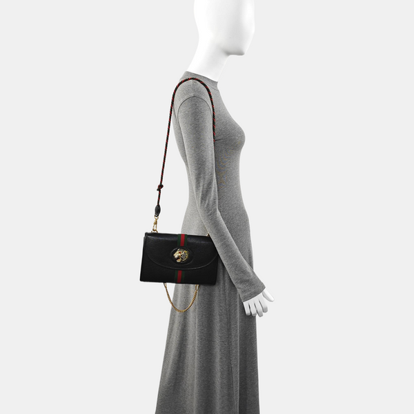 Rajah Small Calfskin Black