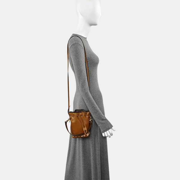 Mon Tresor Mini Calfskin Brown