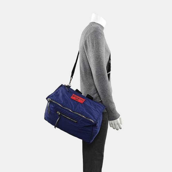 Nylon Shoulder Bag Blue