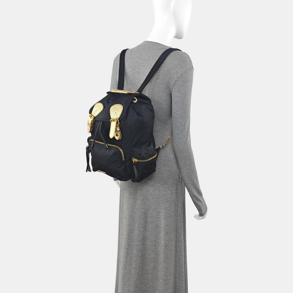 The Rucksack Medium Nylon Black