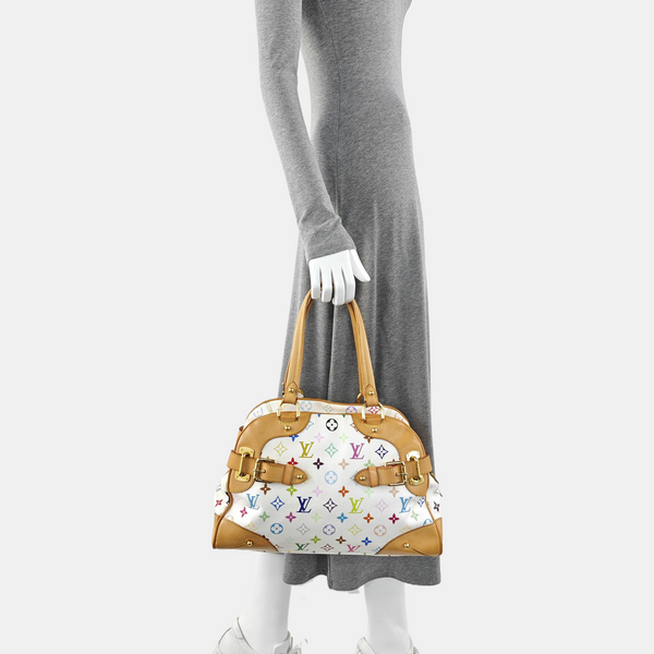LV × TM CLAUDIA Monogram Coated Canvas White