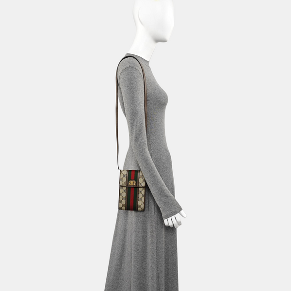 Canvas Shoulder Bag Brown