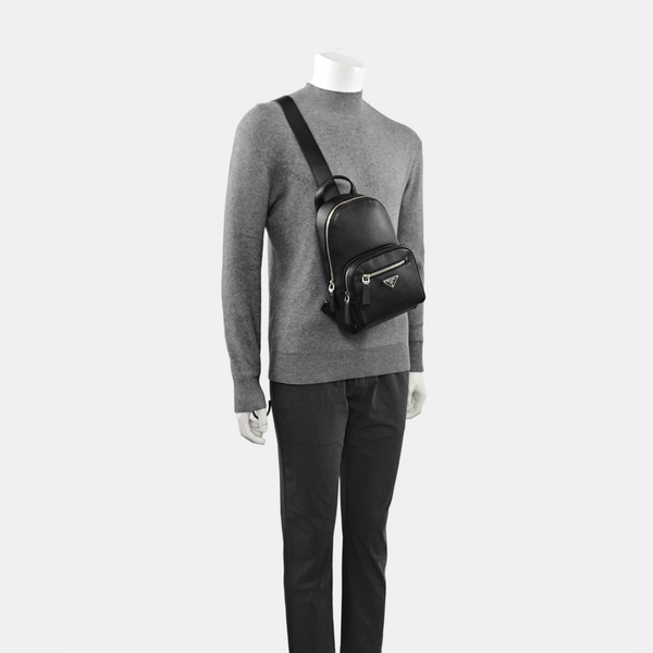 Calfskin Shoulder Bag Black