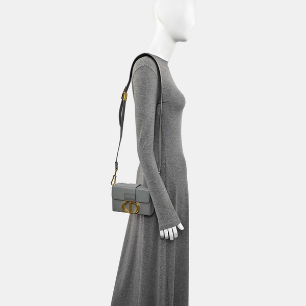 30 Montaigne Mini Calfskin Gray