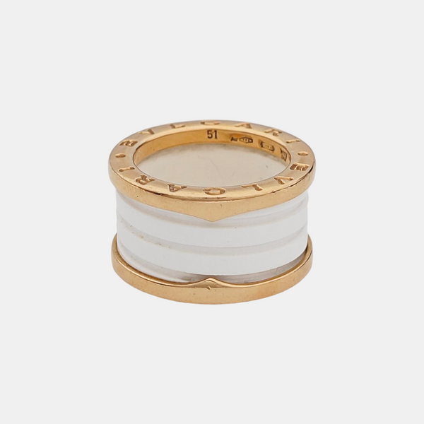 B.ZERO1 18k Rose Gold Ring EU 51