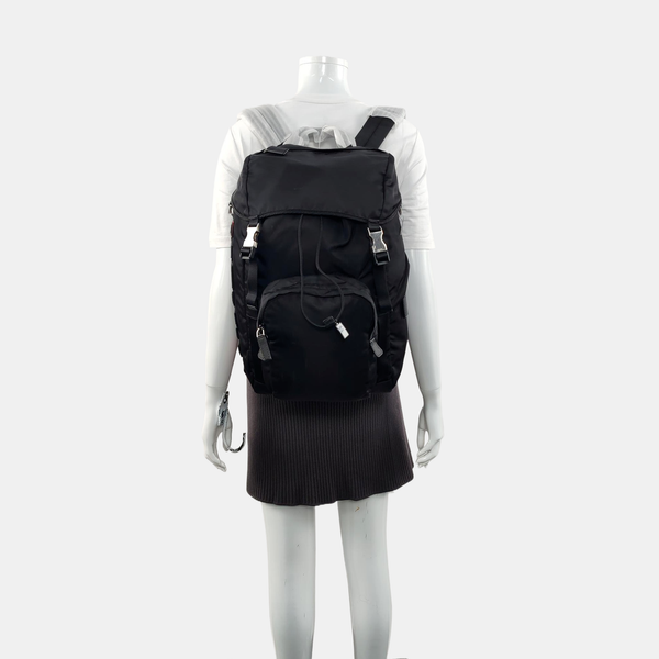 Re-Nylon Backpack Nylon Black