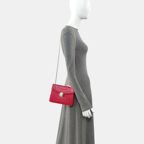 SERPENTI FOREVER Calfskin Red