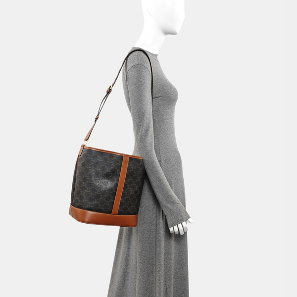 TRIOMPHE CANVAS Medium Coated Canvas Brown