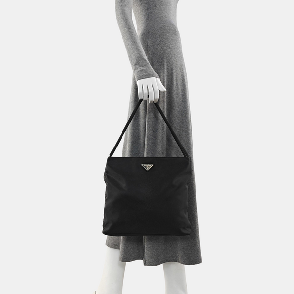 Nylon Tote Bag Black