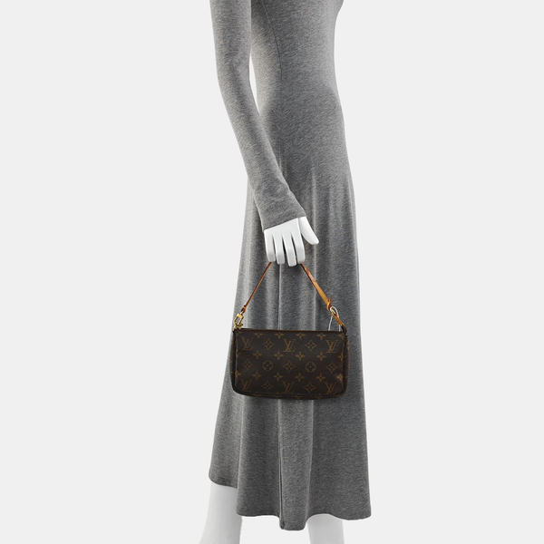 ACCESSOIRES Monogram Coated Canvas Brown