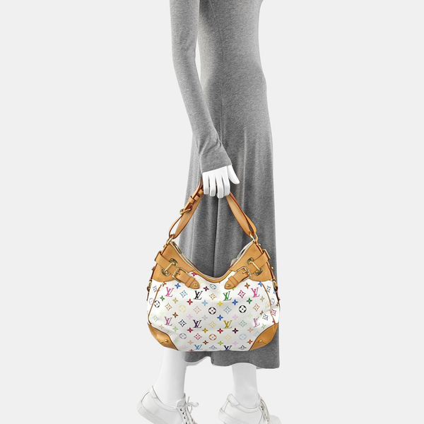 LV × TM GRETA Monogram Coated Canvas White
