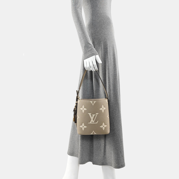 ALL IN BB Monogram Calfskin Gray