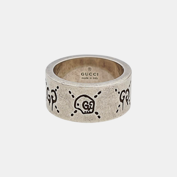 Ghost 925 Sterling Silver Ring EU 50