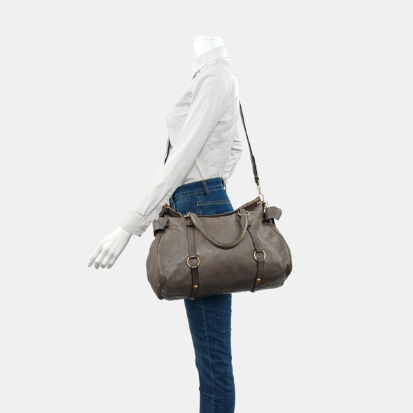 Bow Calfskin Gray