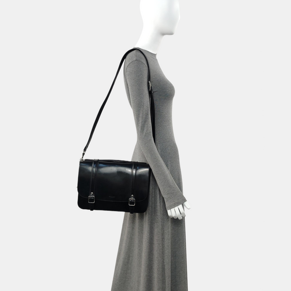 SCHOOLBAG Calfskin Black