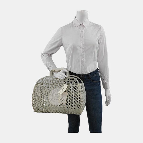 Basket Medium Special Material White