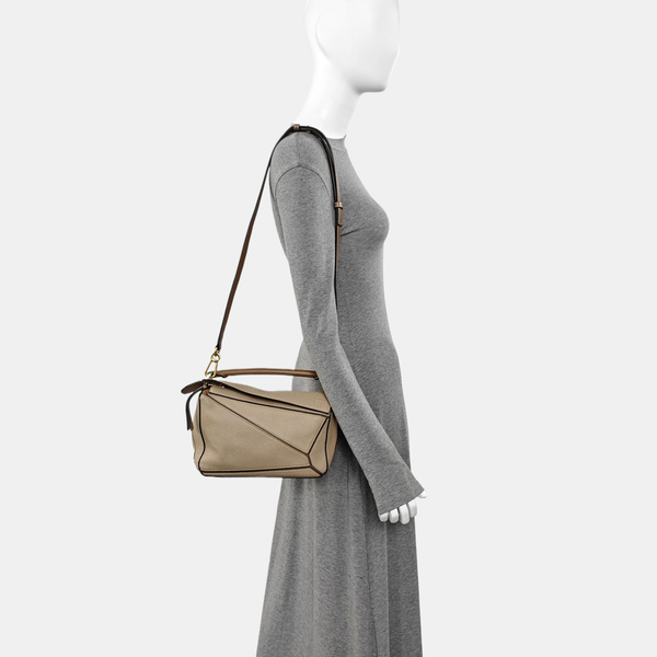 Puzzle Small Calfskin Gray