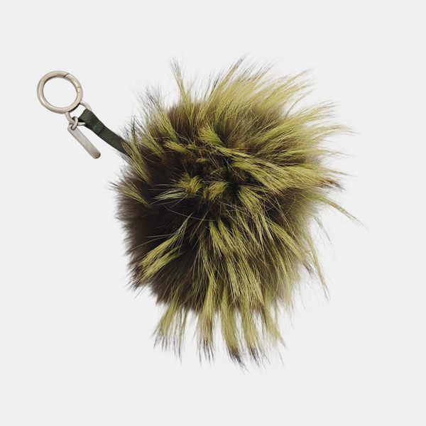 Fabric Bag Charm Green