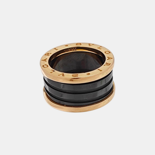 B.ZERO1 18k Rose Gold Ring EU 53