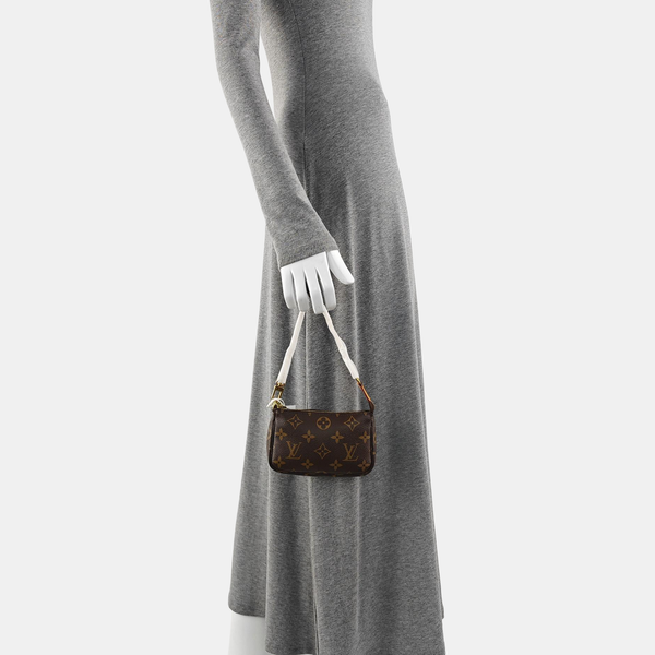 ACCESSOIRES Mini Monogram Coated Canvas Brown