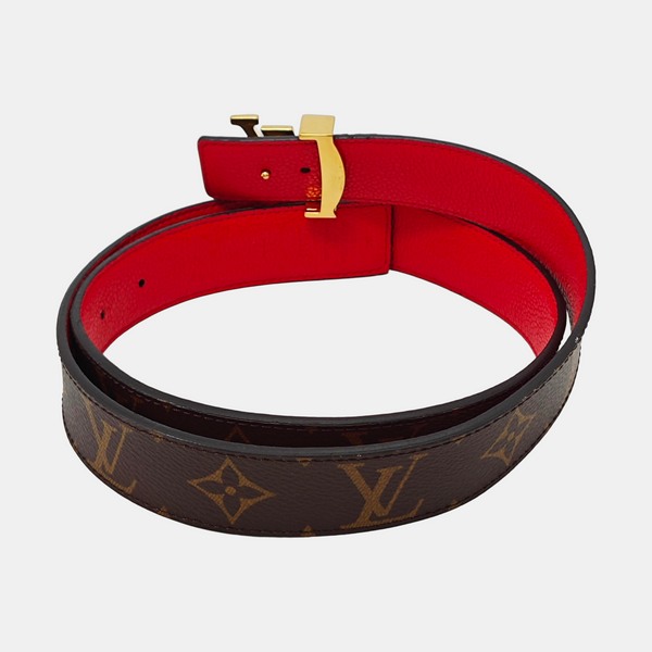 Coated Canvas Belt Brown