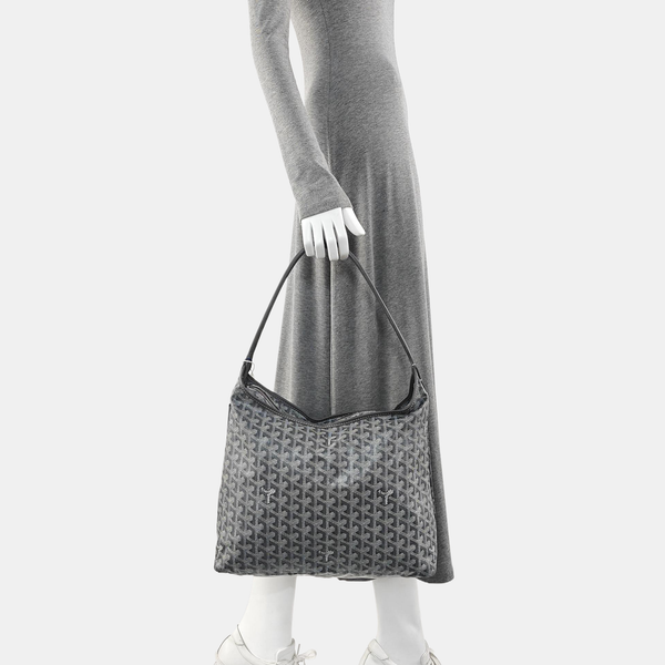 Hobo Coated Canvas Gray