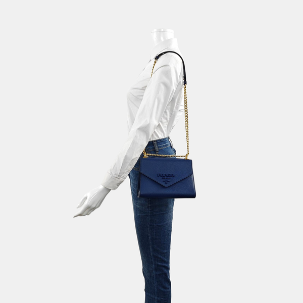 Monochrome Saffiano Calfskin Blue