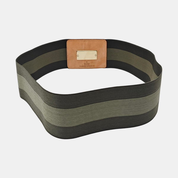 Fabric Belt Green