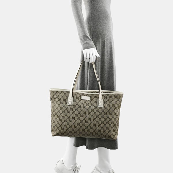 GG Imprime Monogram Coated Canvas Beige