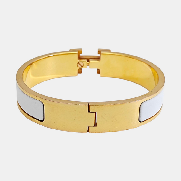 Clic H Metal Gold Bangle