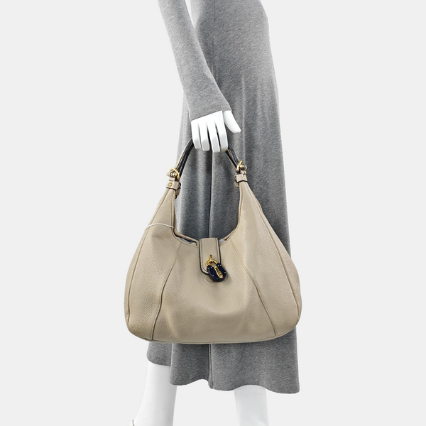 Calfskin Tote Bag Beige