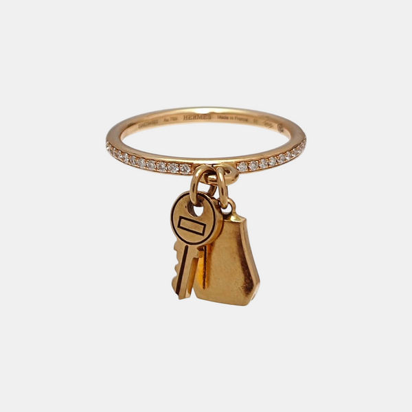 Kelly Clochette 18k Gold Rose Gold Ring EU 51