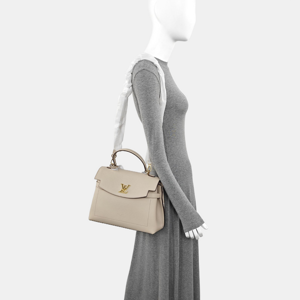 Calfskin Shoulder Bag Beige