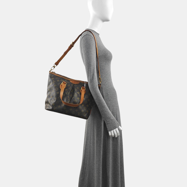 PALERMO PM Monogram Coated Canvas Brown