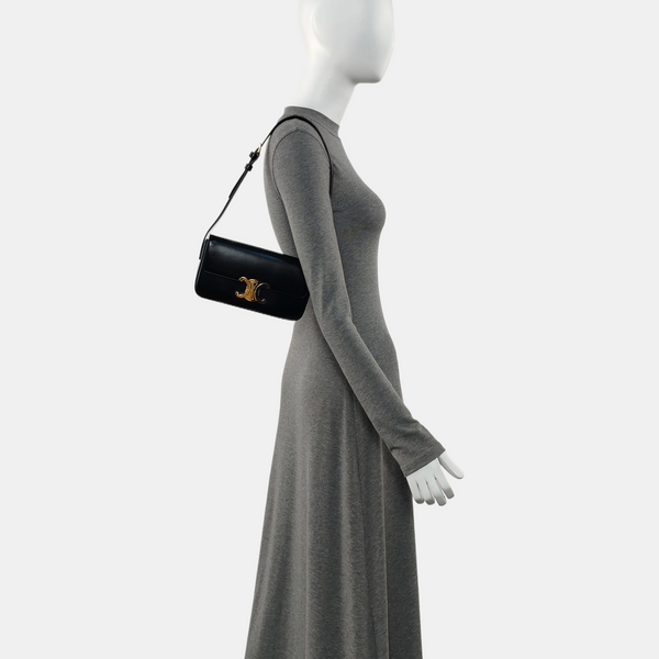 TRIOMPHE Small Calfskin Black