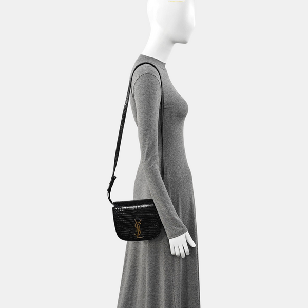 Authenticated pre-owned KAIA Small Calfskin Black - Shoulder Bag at Looply