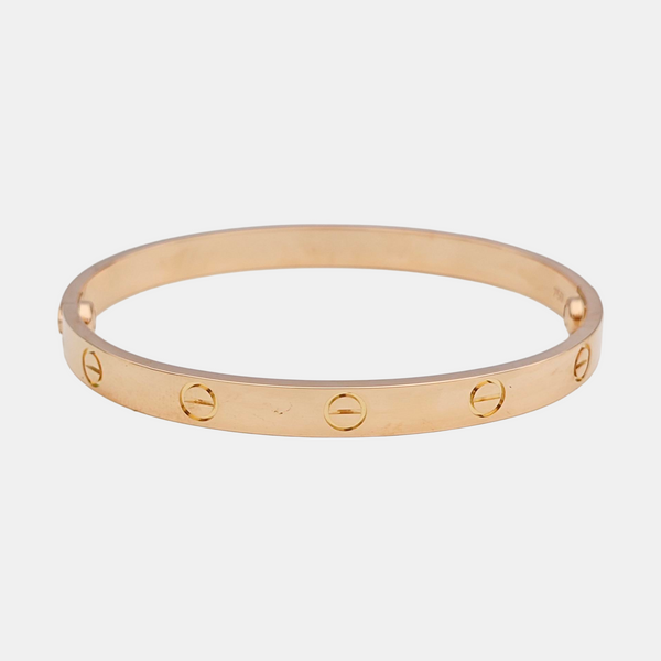 LOVE 18k Rose Gold Bangle
