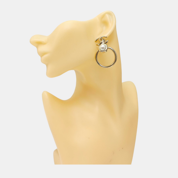 Metal Gold Stud Earrings