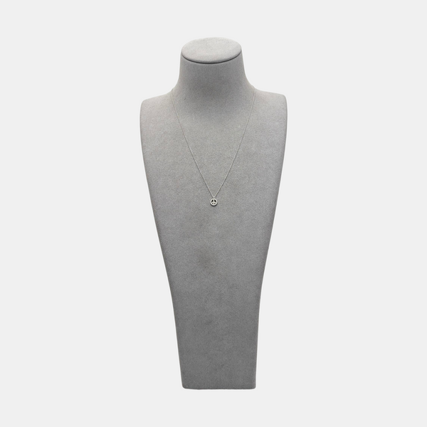 18k White Gold Silver Necklace